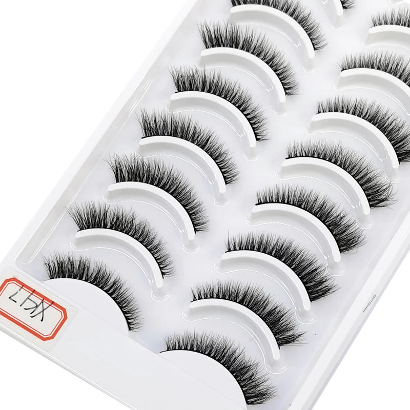 41 Styles 10 pairs natural long 3D mink false eyelashes