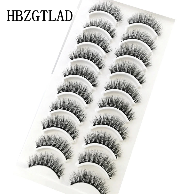 41 Styles 10 pairs natural long 3D mink false eyelashes