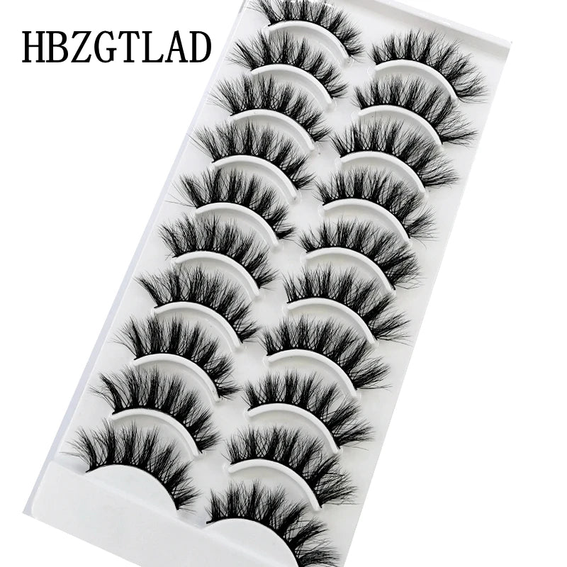 41 Styles 10 pairs natural long 3D mink false eyelashes