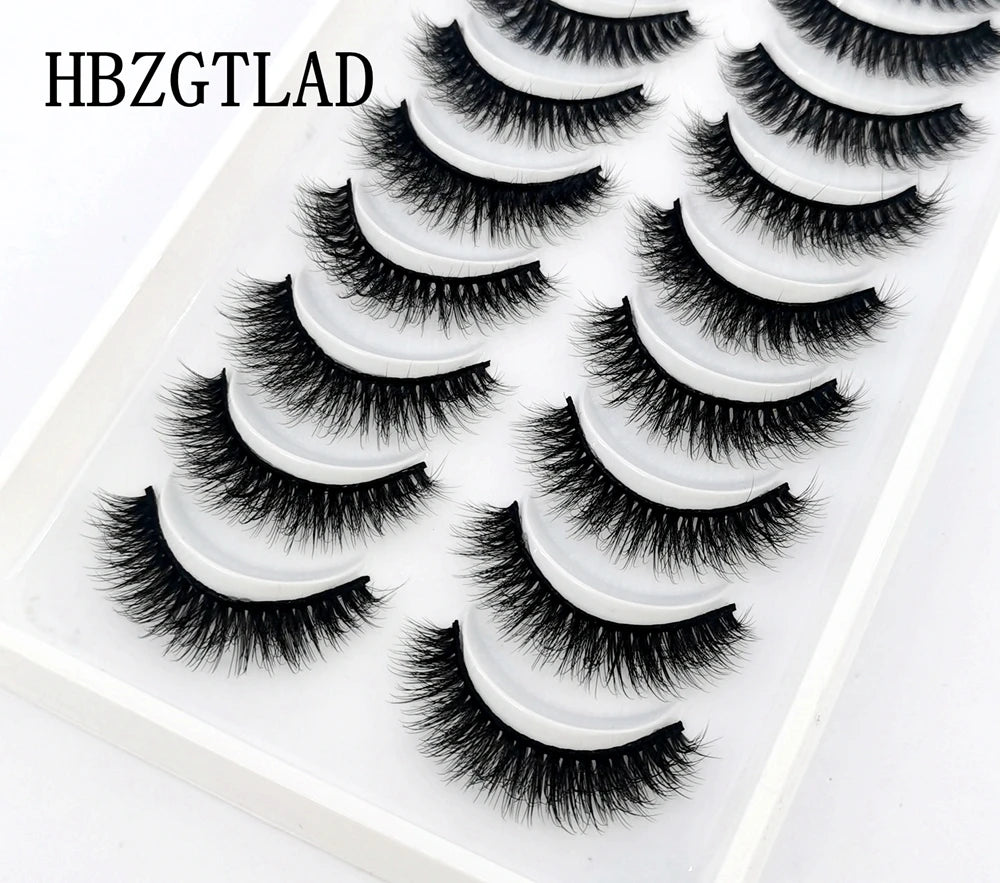 41 Styles 10 pairs natural long 3D mink false eyelashes