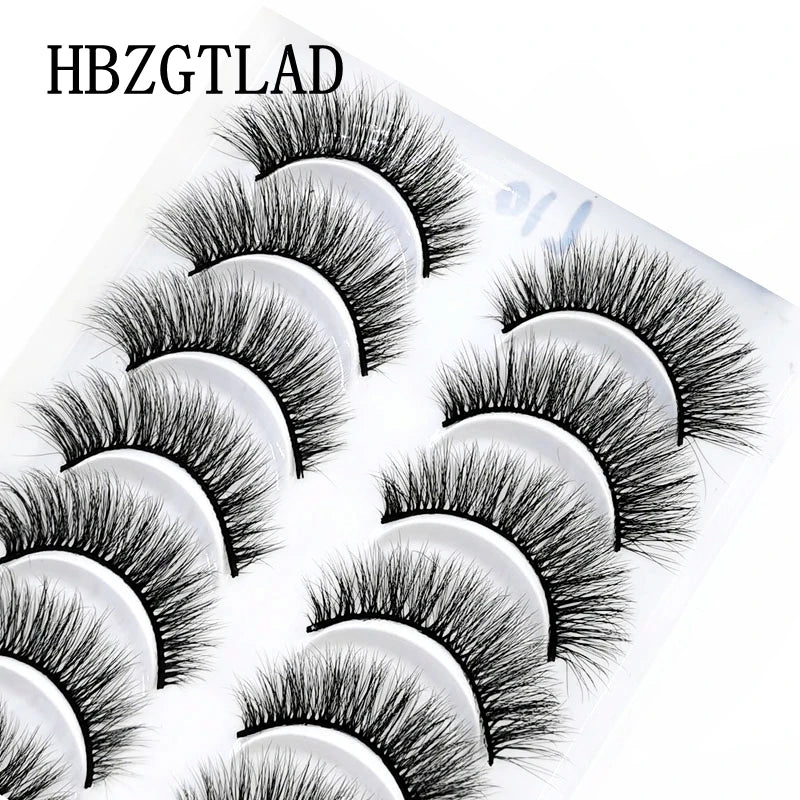 41 Styles 10 pairs natural long 3D mink false eyelashes