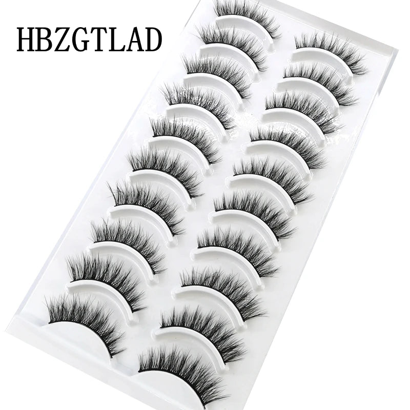 41 Styles 10 pairs natural long 3D mink false eyelashes