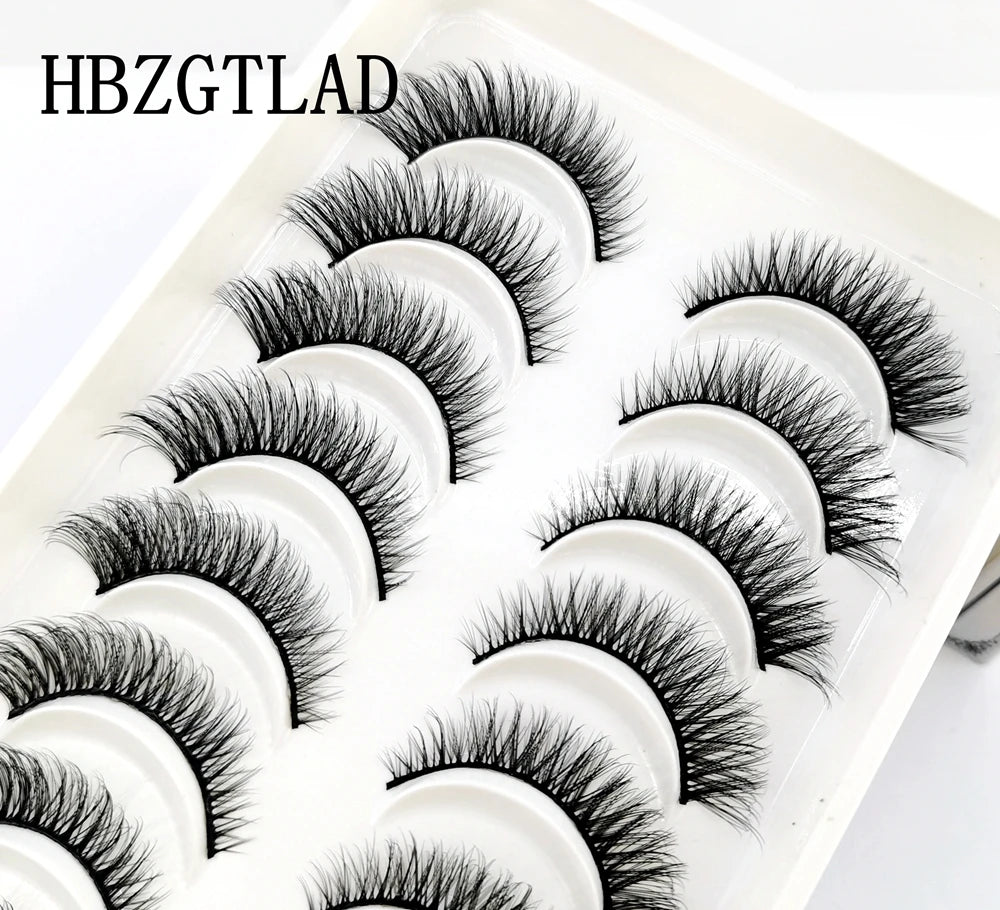 41 Styles 10 pairs natural long 3D mink false eyelashes