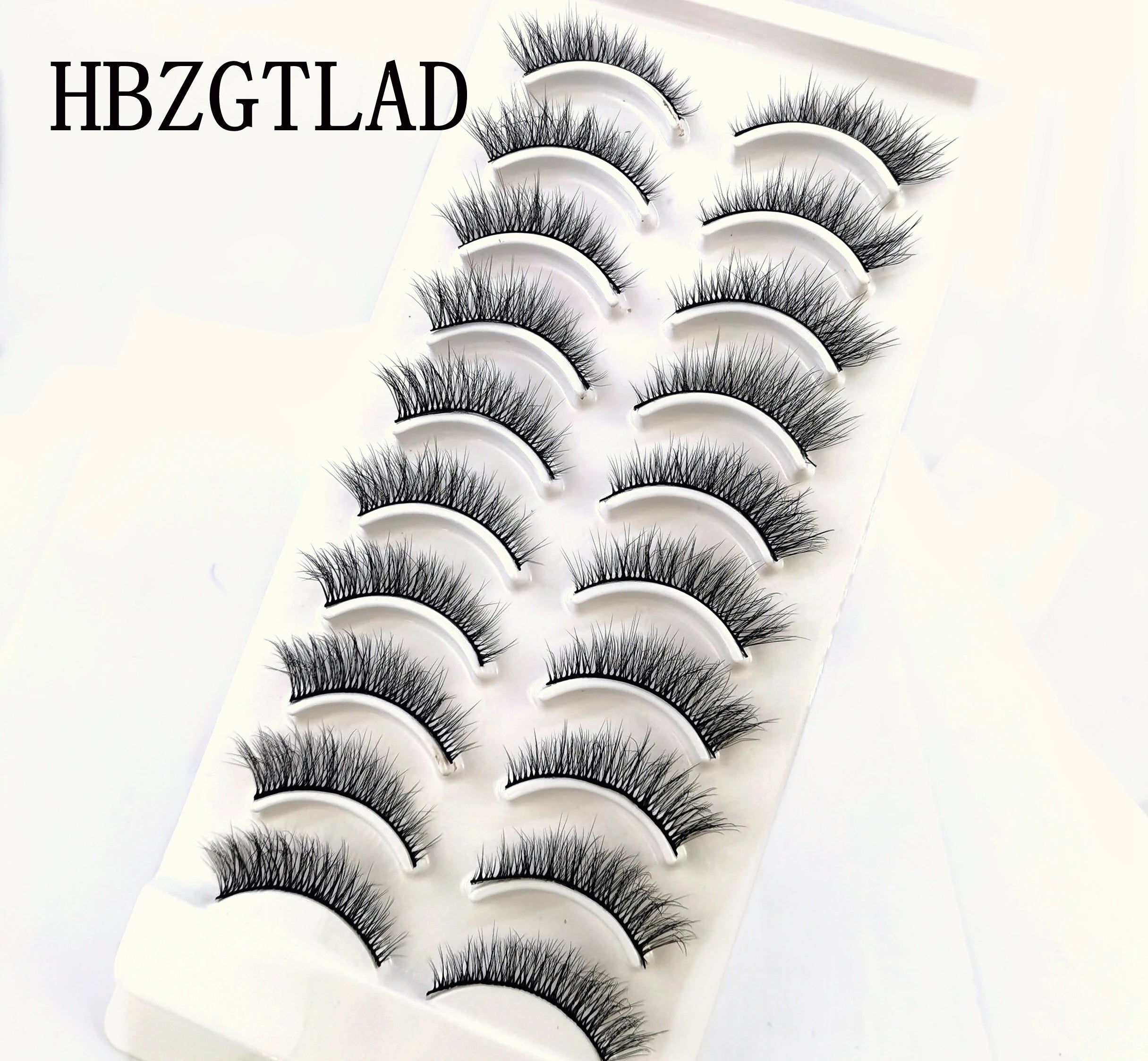 41 Styles 10 pairs natural long 3D mink false eyelashes