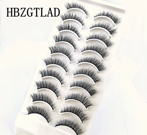 41 Styles 10 pairs natural long 3D mink false eyelashes