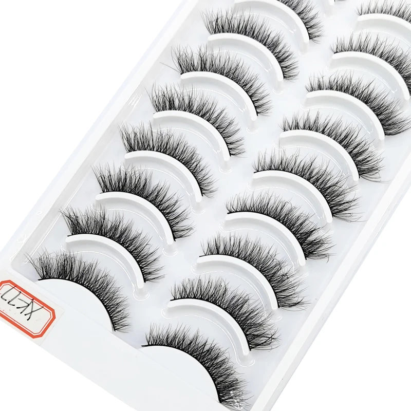 41 Styles 10 pairs natural long 3D mink false eyelashes