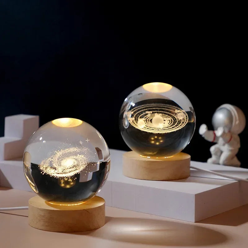 Aesthetic Moon Crystal Sphere