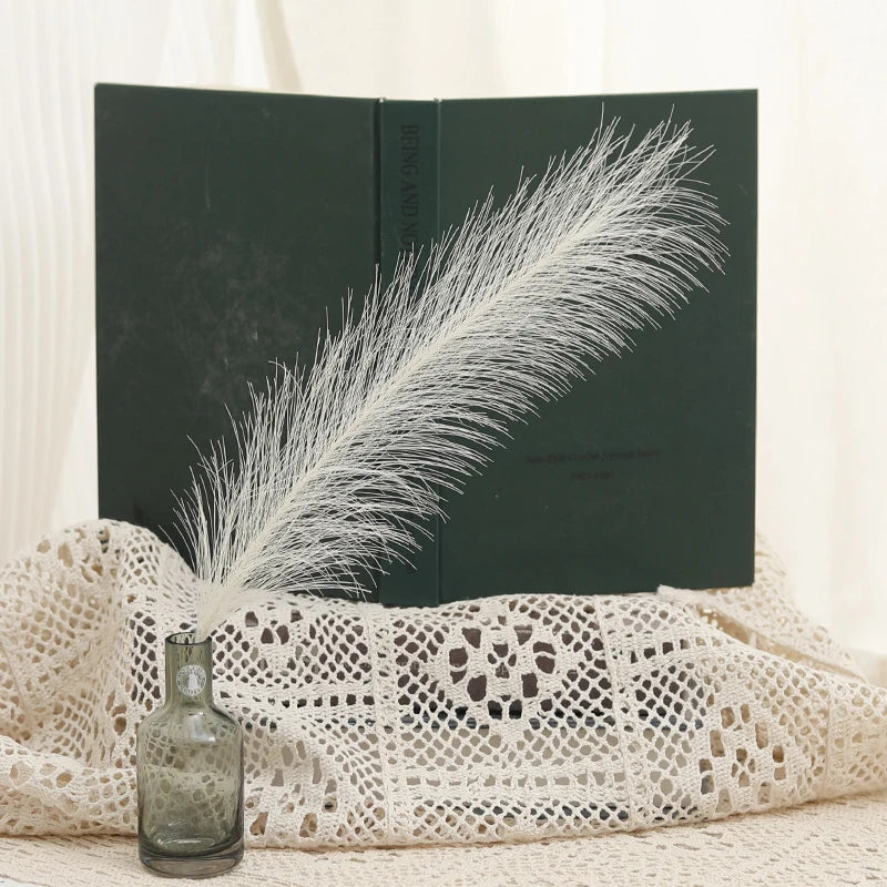Tenvity  Pampas Grass Artificial Flowers Bouquet For Home Wedding