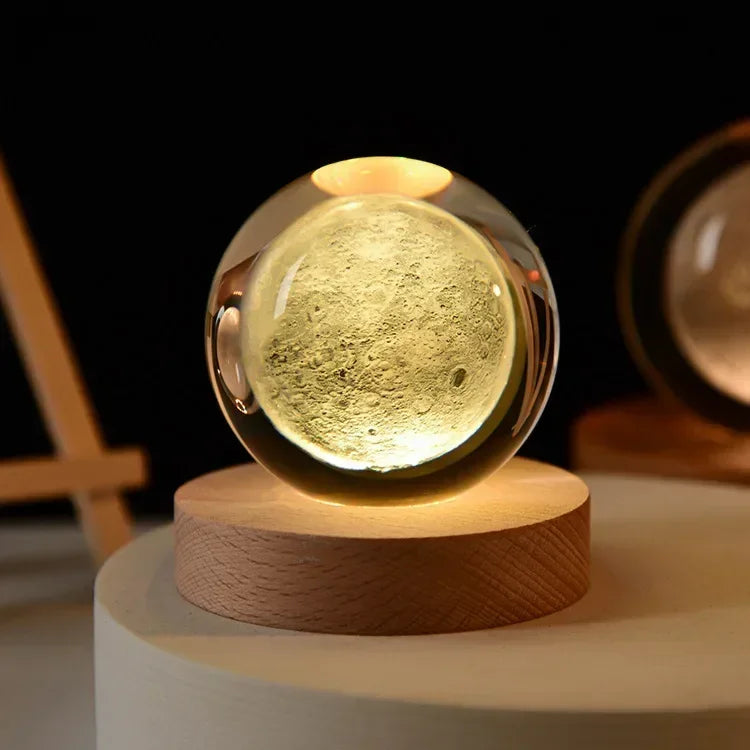 Aesthetic Moon Crystal Sphere