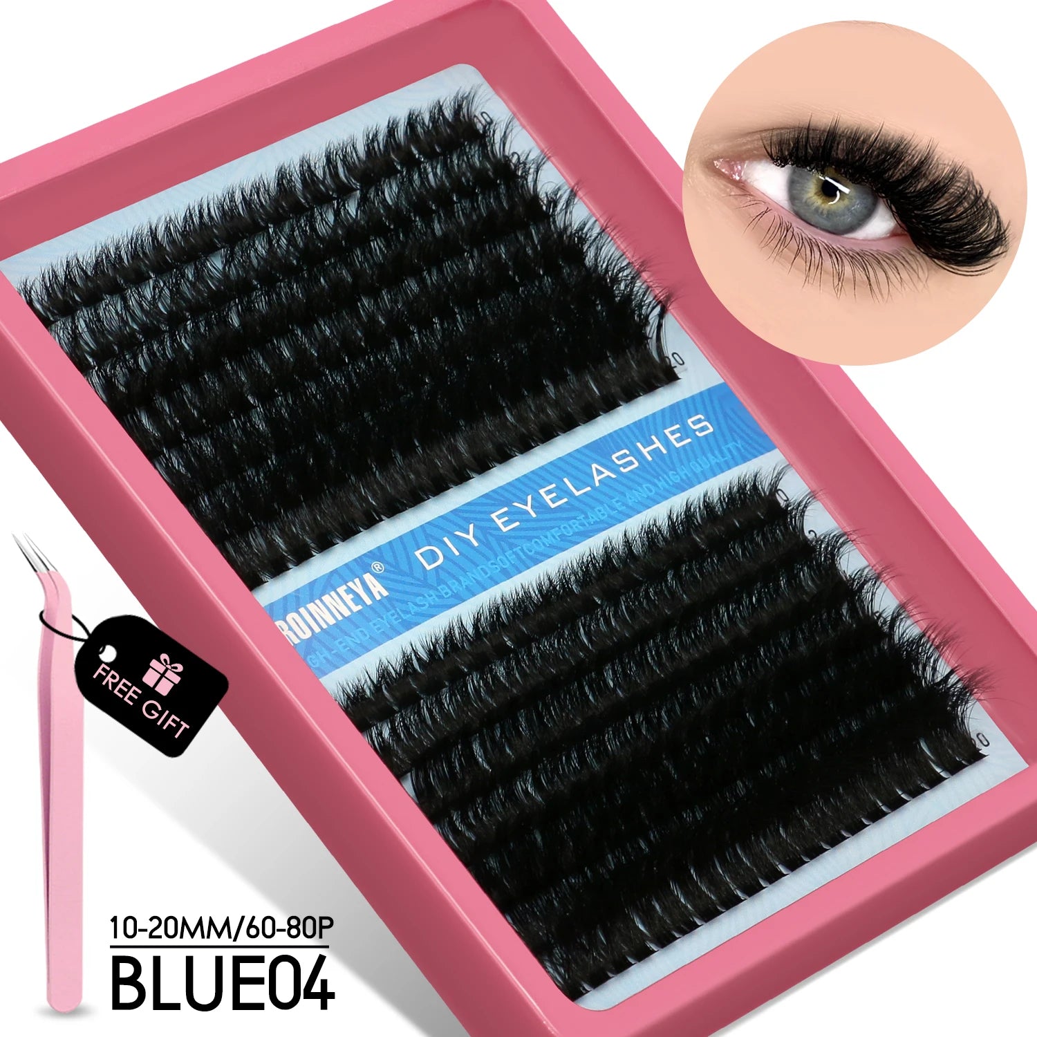 GROINNEYA Cluster Lashes Kit