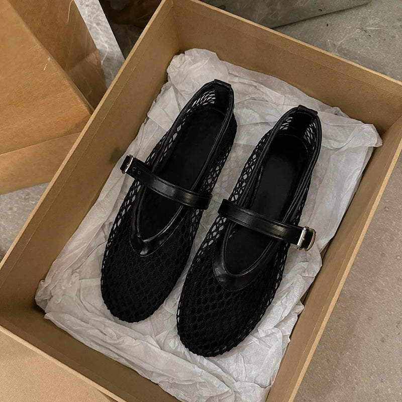 Women's Flats, Fishnet Shoes