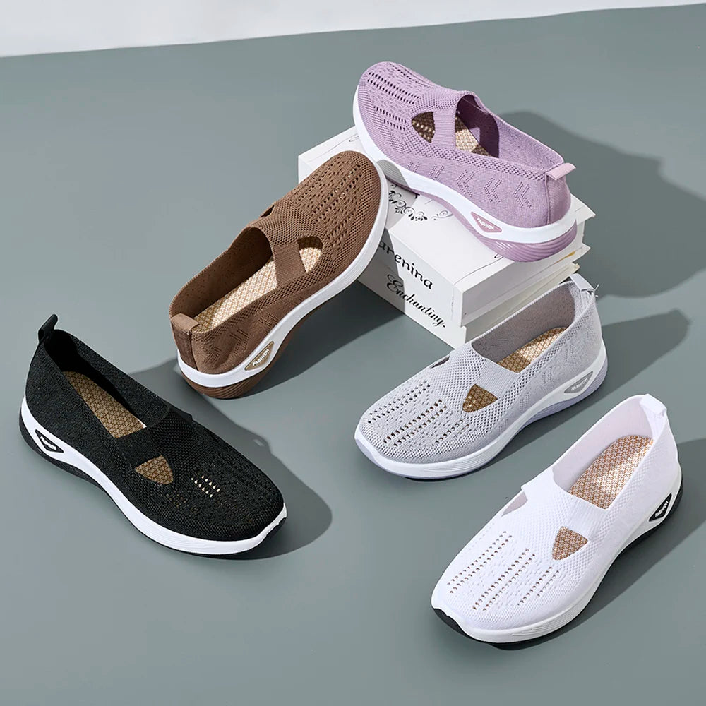 Women Sneaker Mesh Breathable Causal Women Shoes