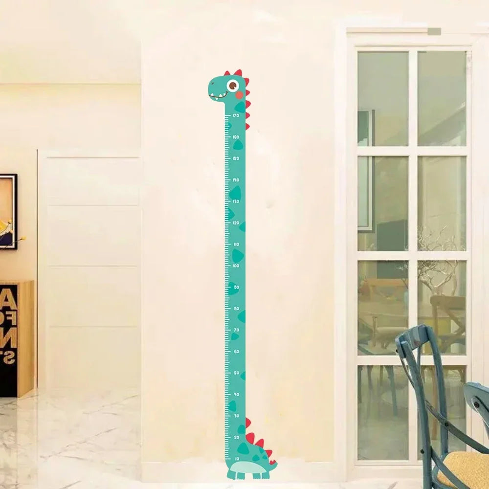 Whimsical Animal Growth Chart Wall Decals