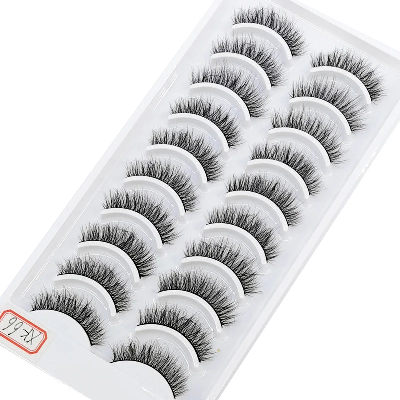 41 Styles 10 pairs natural long 3D mink false eyelashes