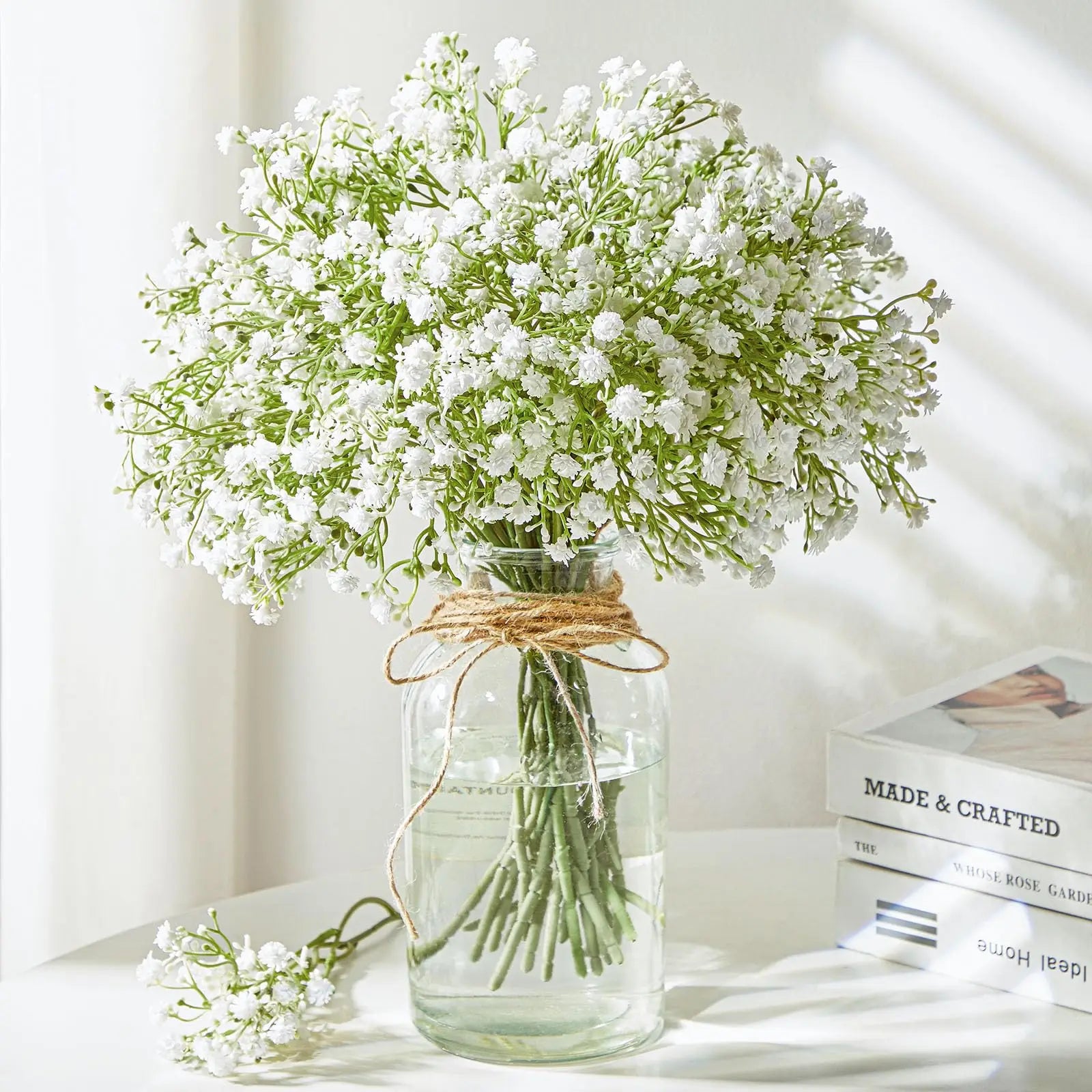 Artificial Baby's Breath Flowers – 10/15 Pcs Bouquet for Home & Event Decor