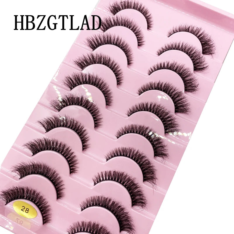 41 Styles 10 pairs natural long 3D mink false eyelashes