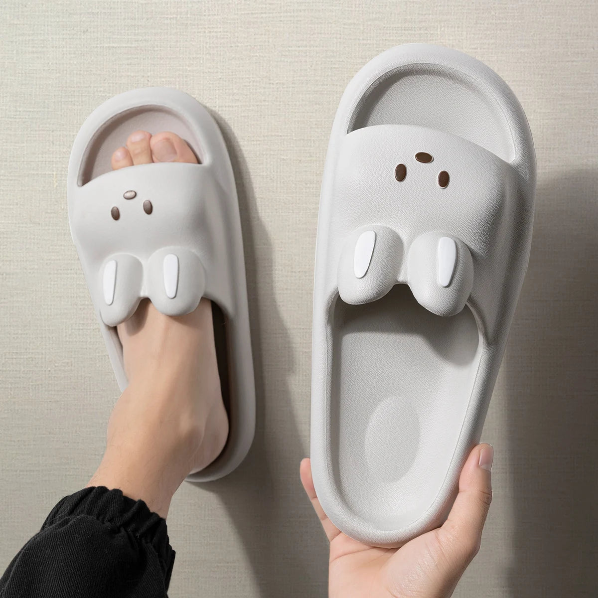 Pillow Rabbit Slippers for Women and Men
