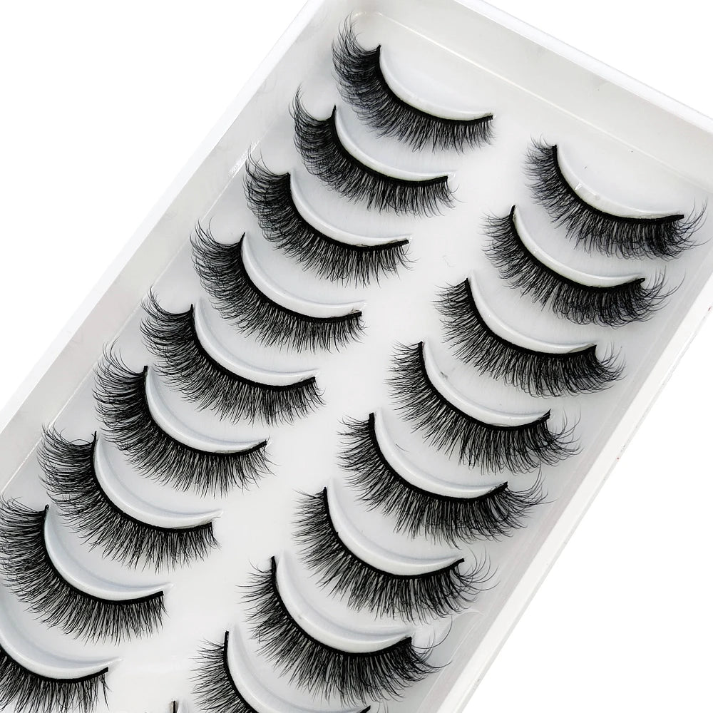 41 Styles 10 pairs natural long 3D mink false eyelashes