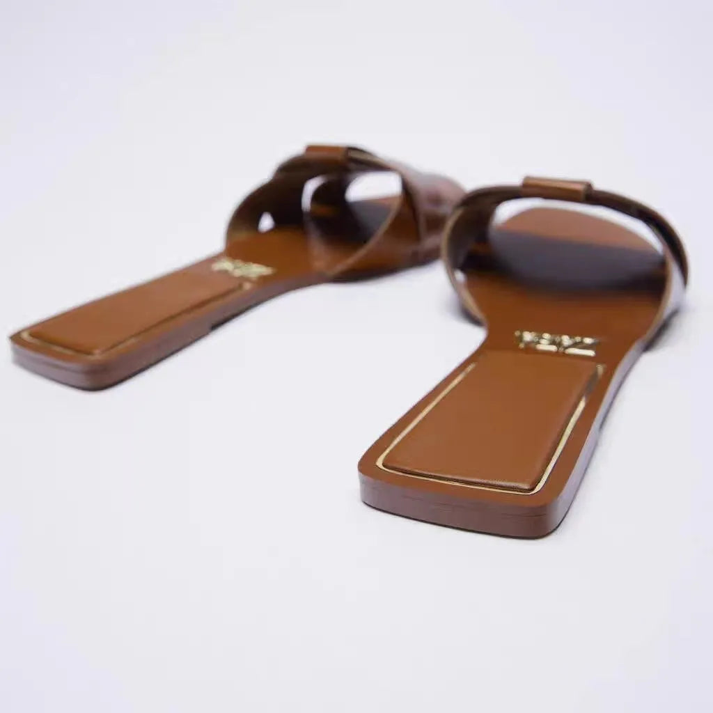 Fashion Slippers Women Sexy Flat Sandals