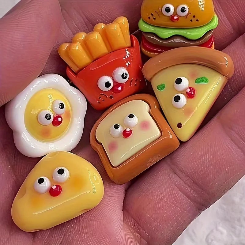 8pcs Refrigerator Magnets, Kawaii Cartoon Food Fridge Magnets