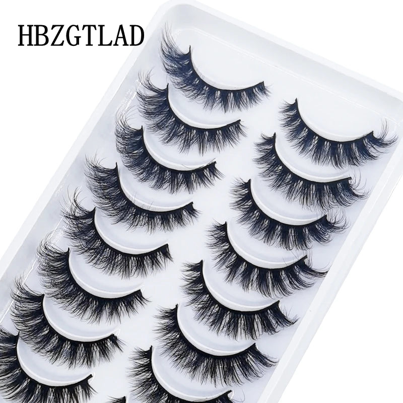41 Styles 10 pairs natural long 3D mink false eyelashes