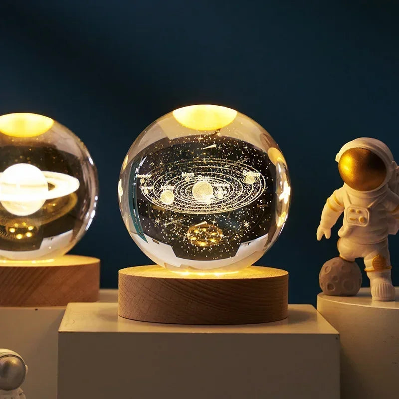 Aesthetic Moon Crystal Sphere