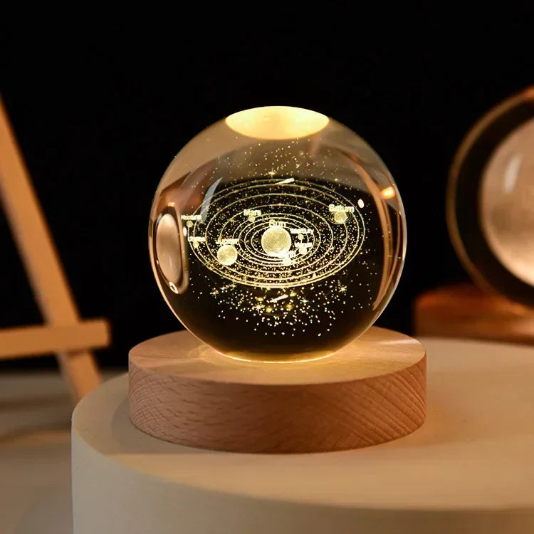 Aesthetic Moon Crystal Sphere