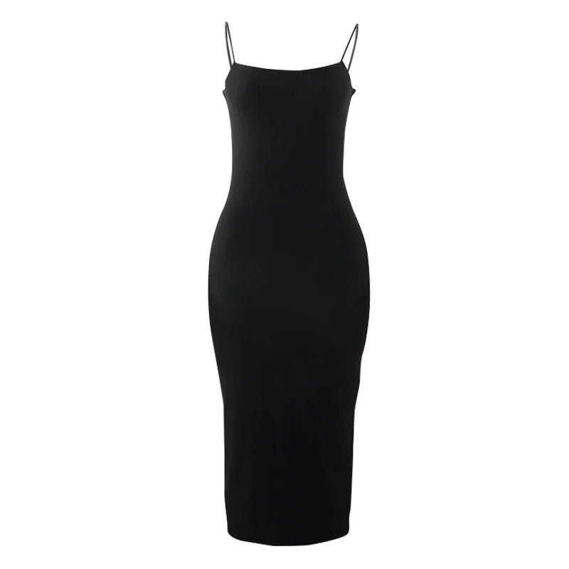 Black Sexy Dress Women Streetwear