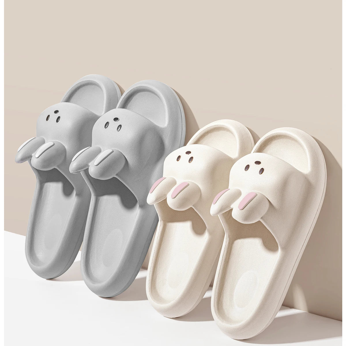Pillow Rabbit Slippers for Women and Men