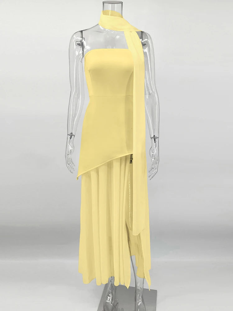 TARUXY Fashion Strapless Dress