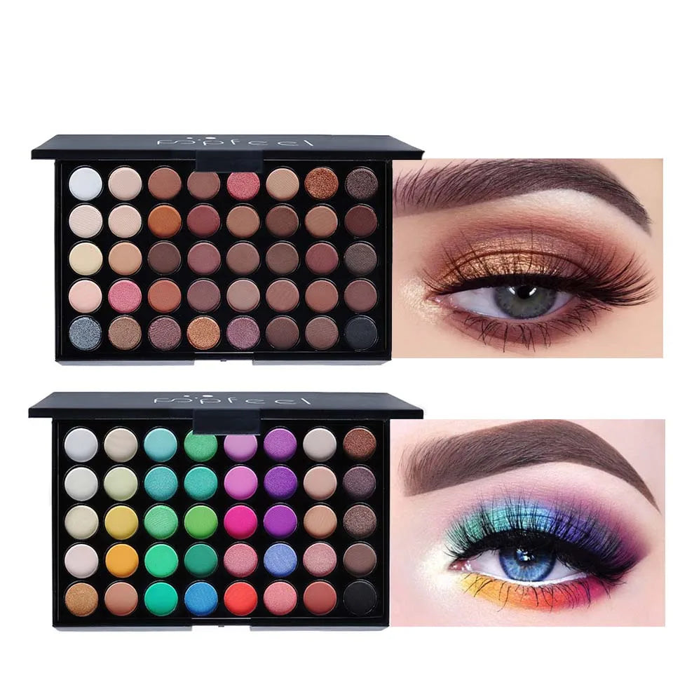Pearlescent matte 40 color eye shadow