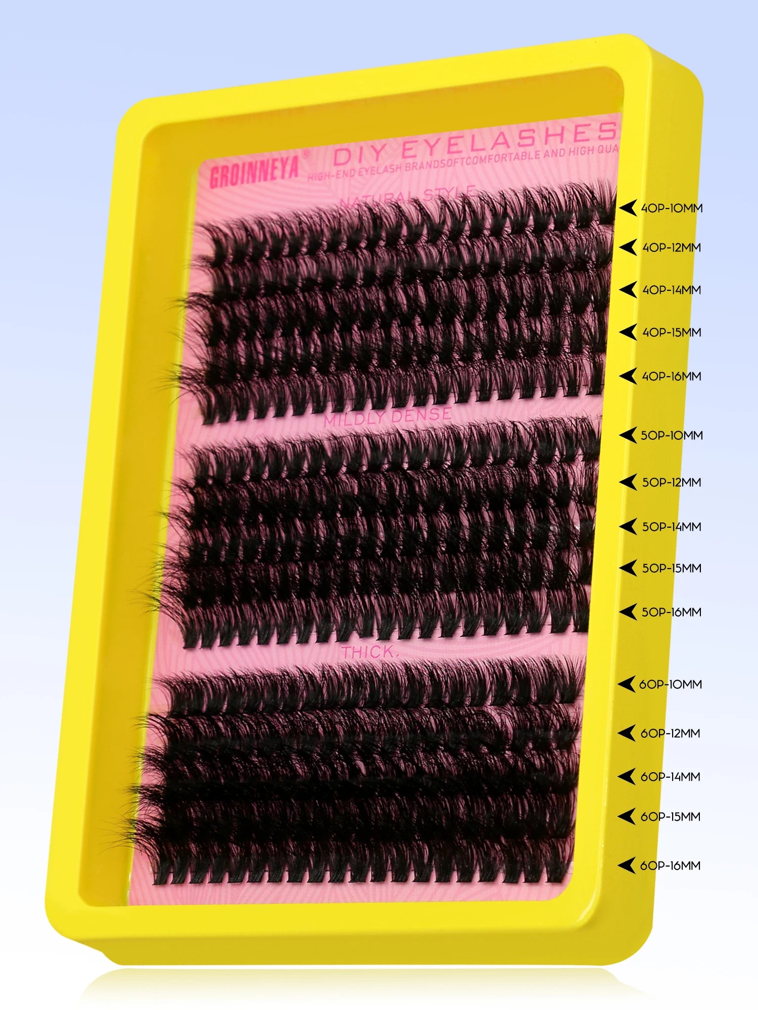 GROINNEYA Cluster Lashes Kit
