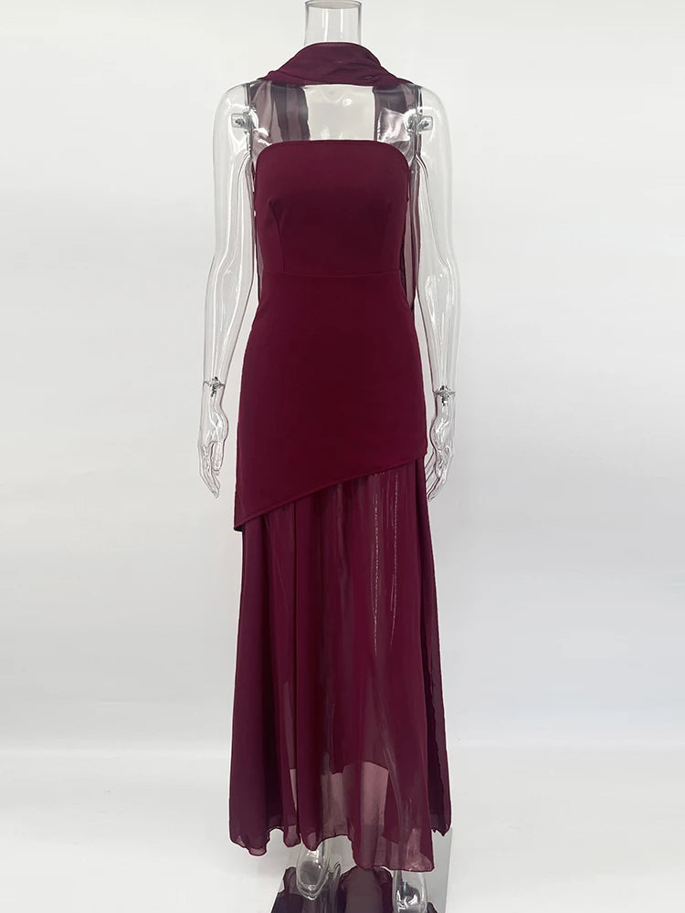 TARUXY Fashion Strapless Dress