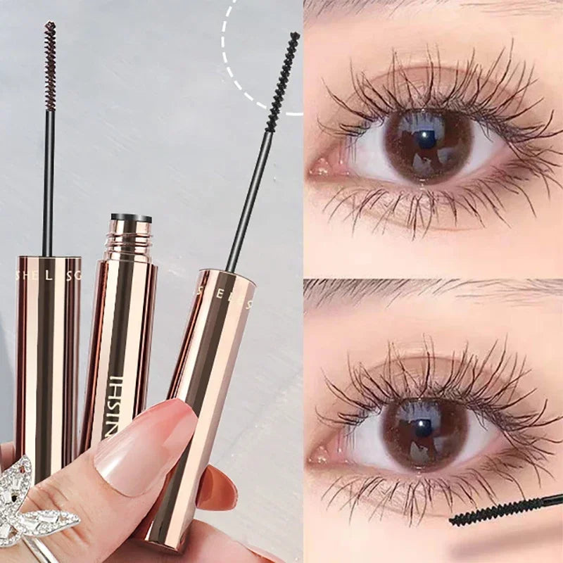 Silk Fiber Matte Mascara Makeup Ultra-Fine Brush