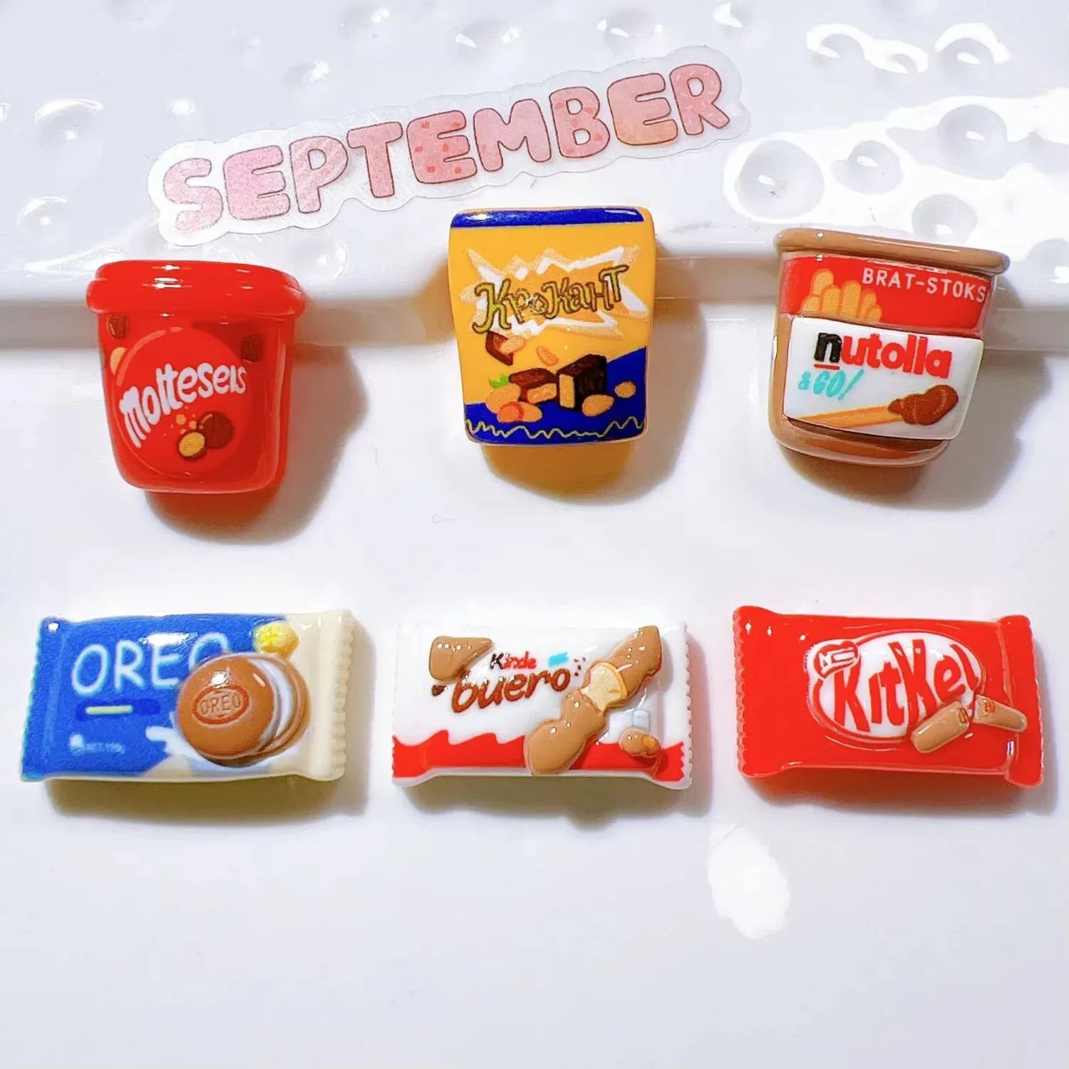 8pcs Refrigerator Magnets, Kawaii Cartoon Food Fridge Magnets