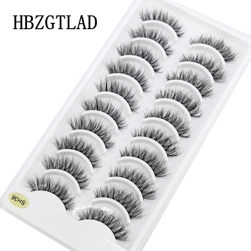 41 Styles 10 pairs natural long 3D mink false eyelashes