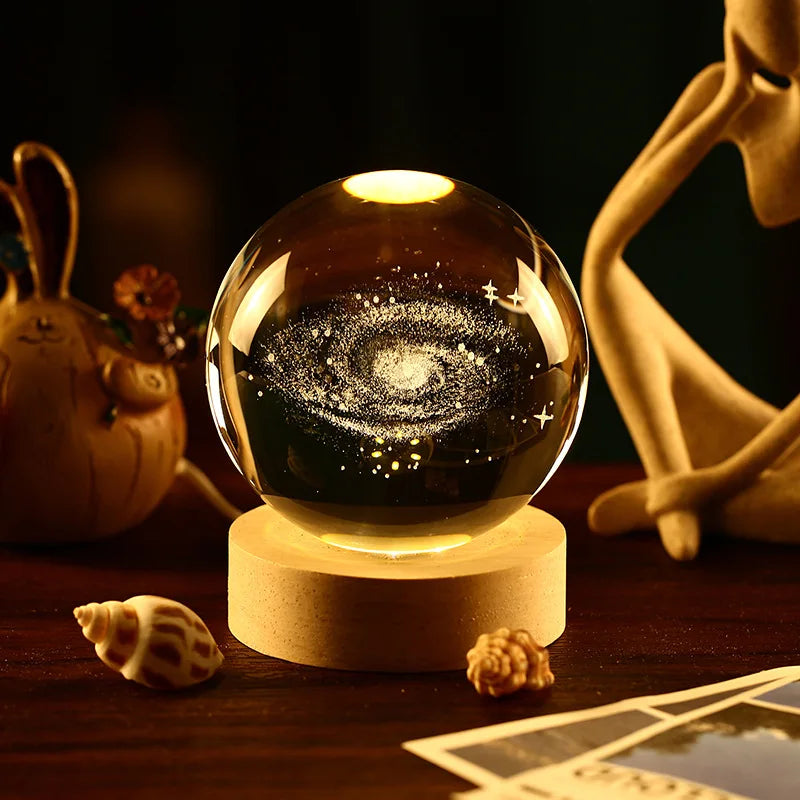 Aesthetic Moon Crystal Sphere