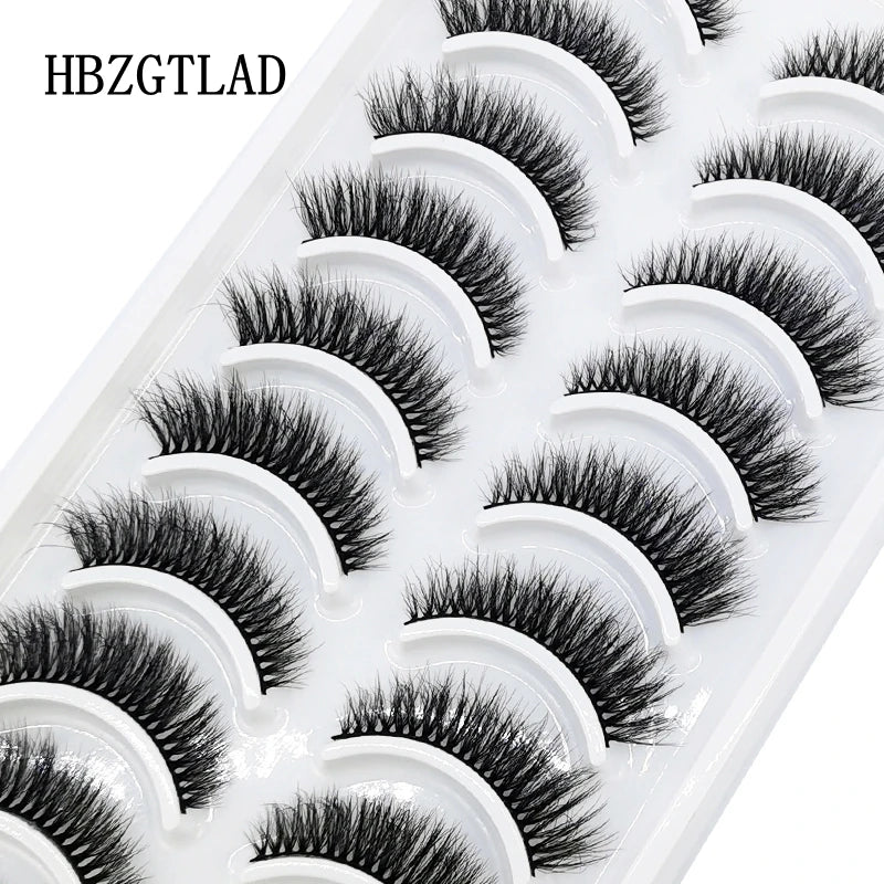 41 Styles 10 pairs natural long 3D mink false eyelashes