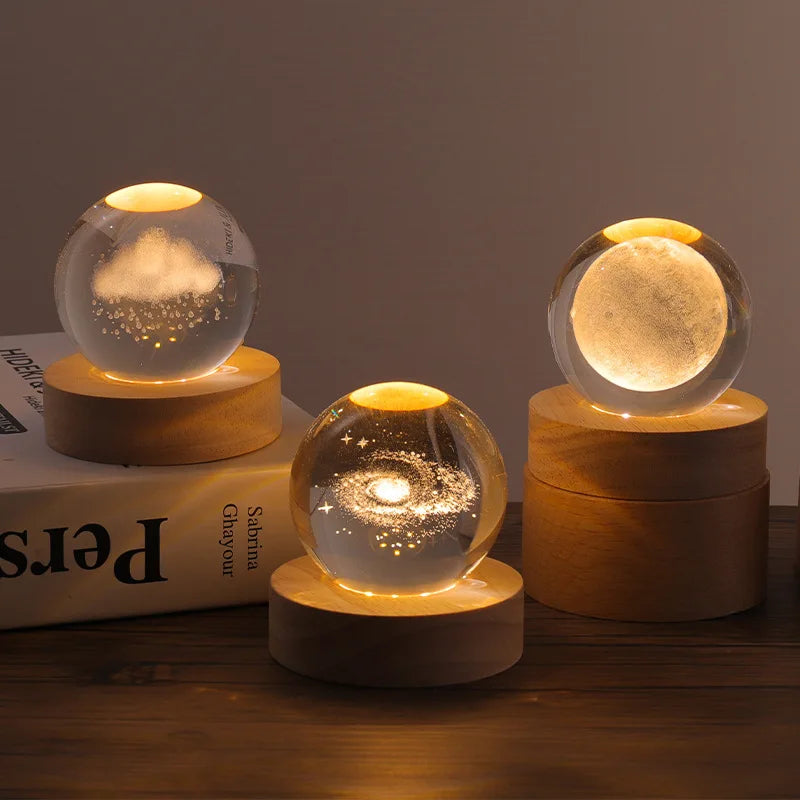 Aesthetic Moon Crystal Sphere