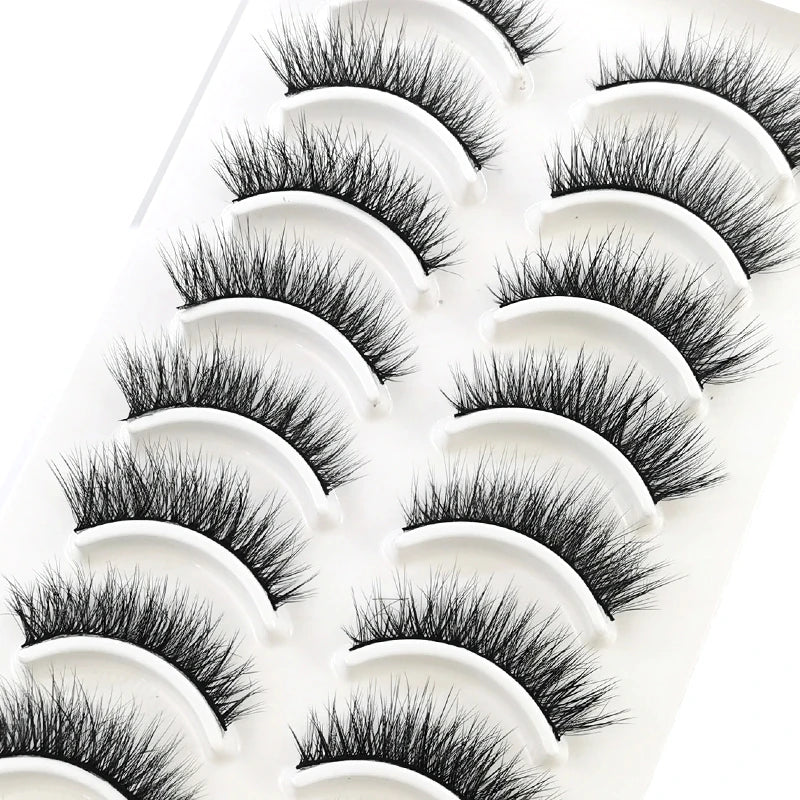 41 Styles 10 pairs natural long 3D mink false eyelashes