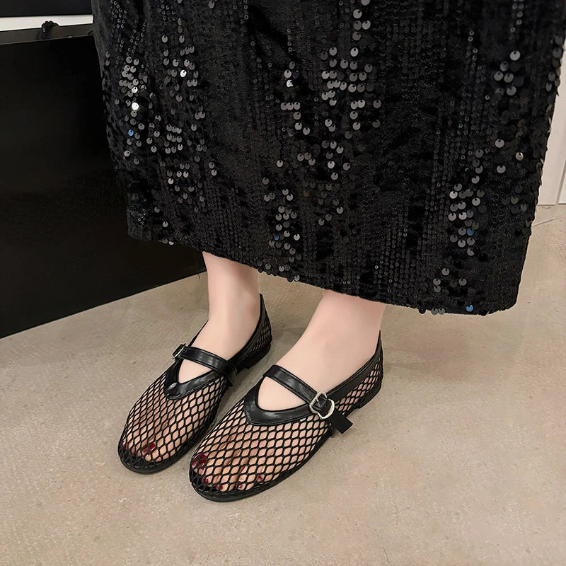 Women's Flats, Fishnet Shoes