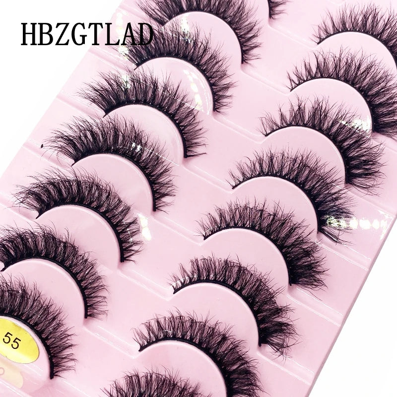 41 Styles 10 pairs natural long 3D mink false eyelashes