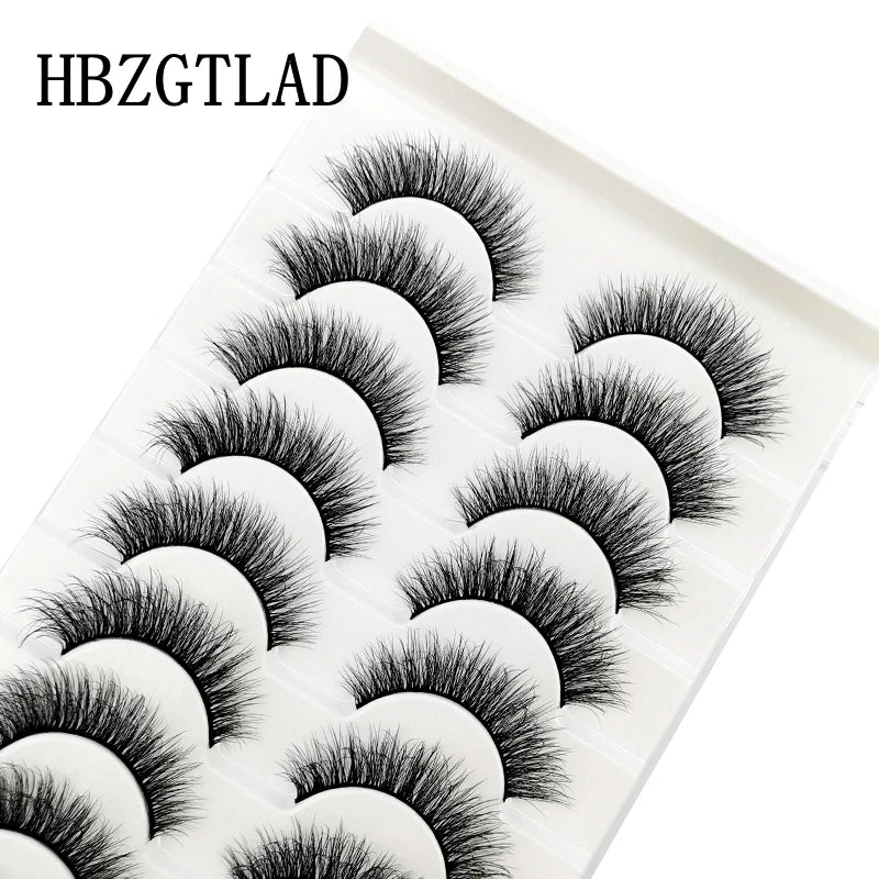 41 Styles 10 pairs natural long 3D mink false eyelashes