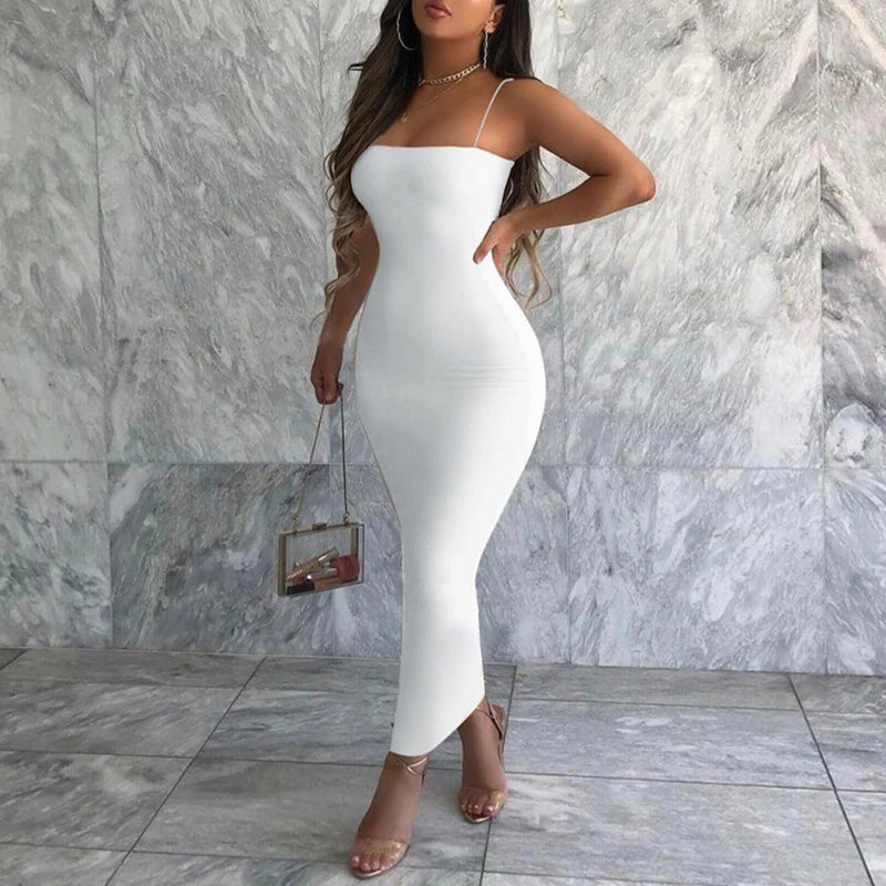 Black Sexy Dress Women Streetwear
