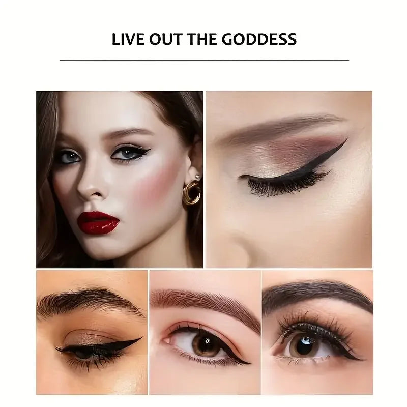 The 4-color fine eyeliner is soft and durable